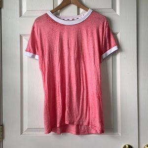 Victoria’s Secret PINK Oversized Coral Tee